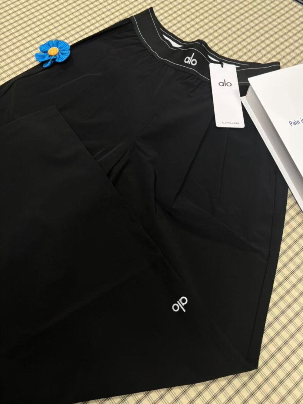 🎃Alo Yoga Suit Up Trouser Black (Regular 30" Inseam)✨Loose-fitting trousers - Picture 4 of 12